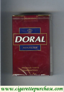 Doral Premium Taste Guaranteed Non-Filter cigarettes soft box